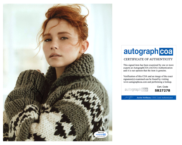 Haley Bennett Sexy Signed Autograph 8x10 Photo ACOA