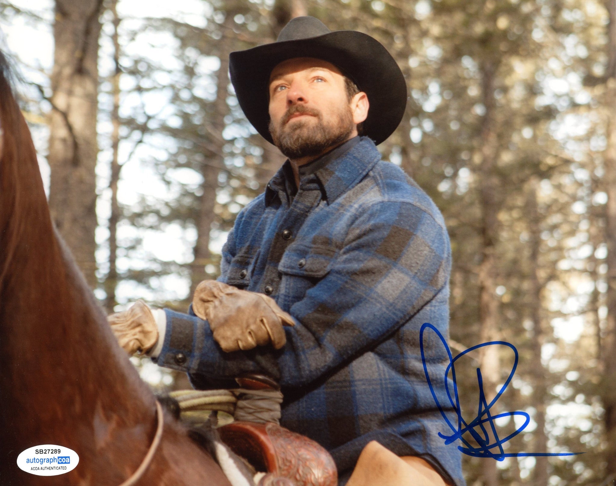 Ian Bohen Yellowstone Signed Autograph 8x10 Photo ACOA