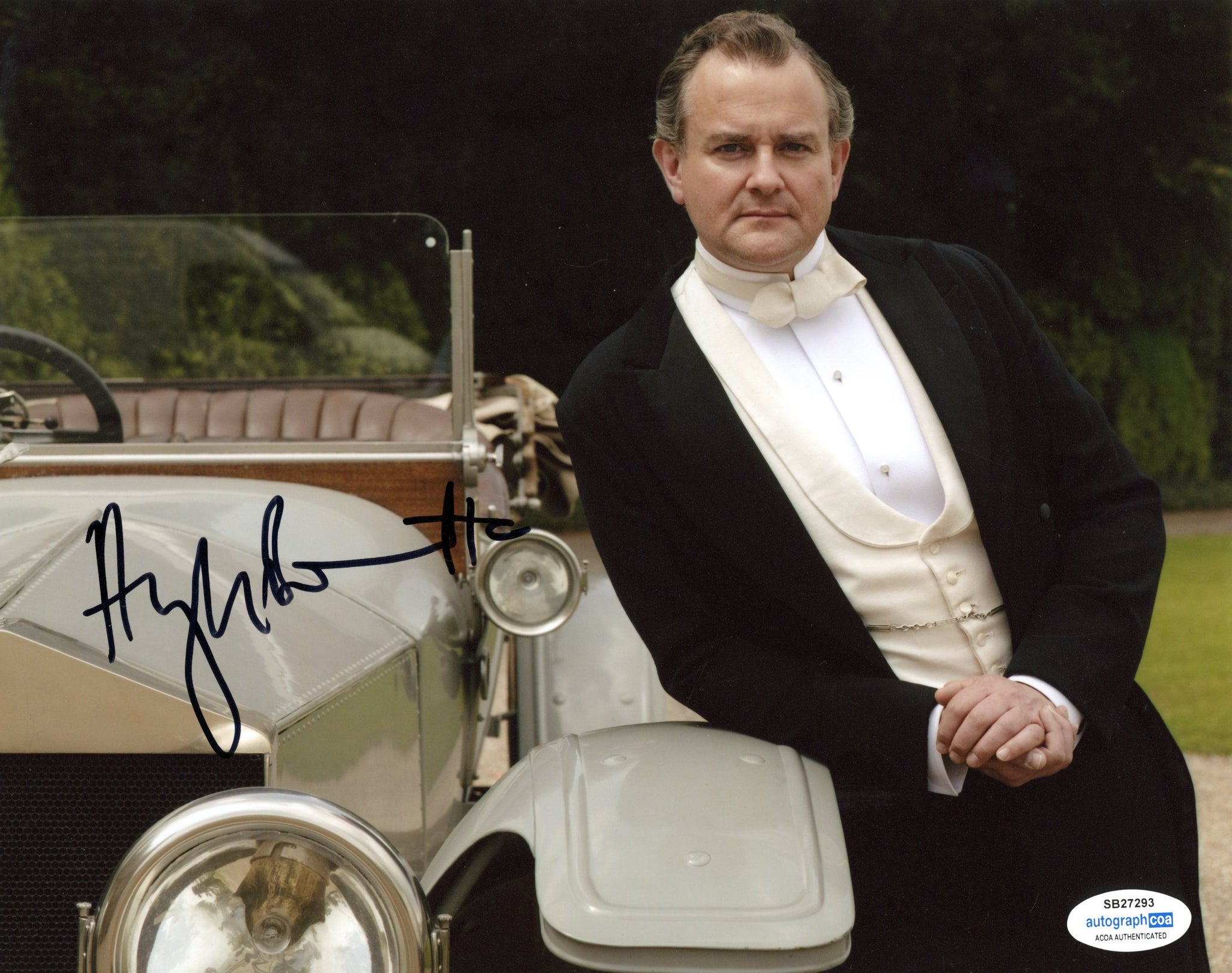 Hugh Bonneville Downton Abbey Signed Autograph 8x10 Photo ACOA