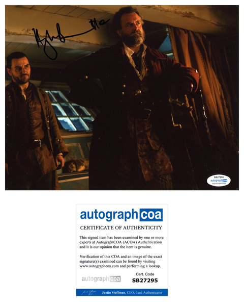 Hugh Bonneville Doctor Who Signed Autograph 8x10 Photo ACOA