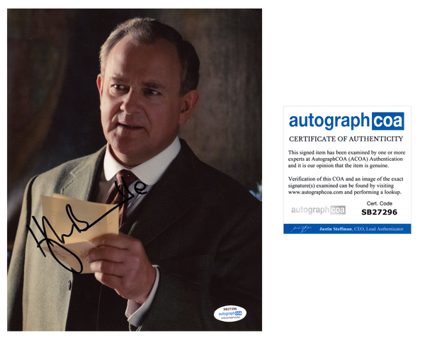 Hugh Bonneville Downton Abbey Signed Autograph 8x10 Photo ACOA