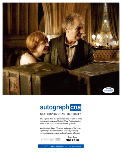 Jim Broadbent Harry Potter Signed Autograph 8x10 Photo ACOA