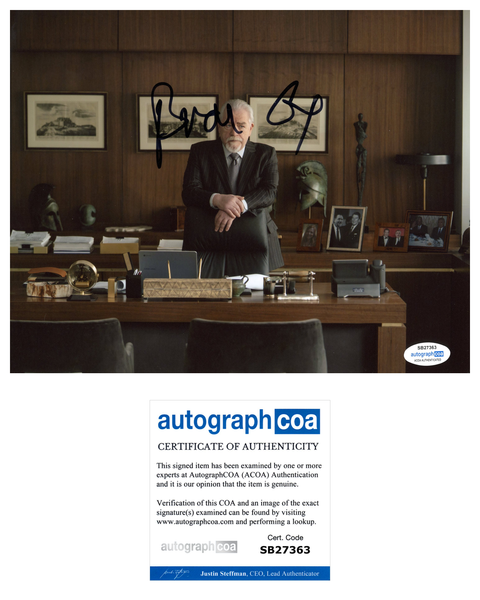 Brian Cox Succession Signed Autograph 8x10 Photo ACOA