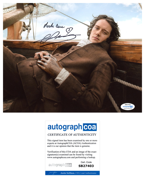 Cesar Domboy Outlander Signed Autograph 8x10 Photo ACOA