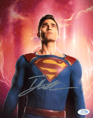 Tyler Hoechlin Superman and Lois Signed Autograph 8x10 Photo ACOA