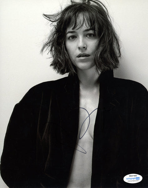 Dakota Johnson Sexy Signed Autograph 8x10 Photo ACOA