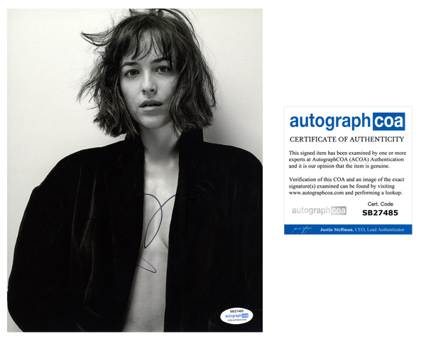 Dakota Johnson Sexy Signed Autograph 8x10 Photo ACOA