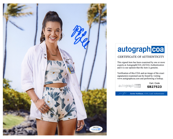 Peyton Elizabeth Lee Doogie Kamealoha Signed Autograph 8x10 Photo ACOA