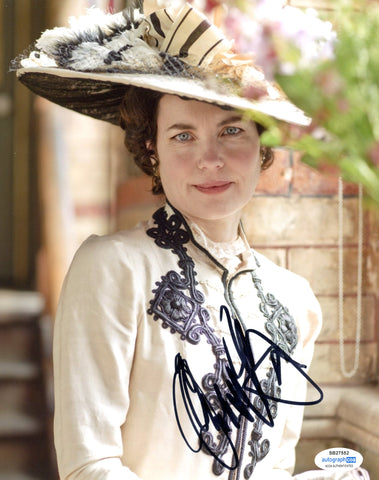 Elizabeth McGovern Downton Abbey Signed Autograph 8x10 Photo ACOA