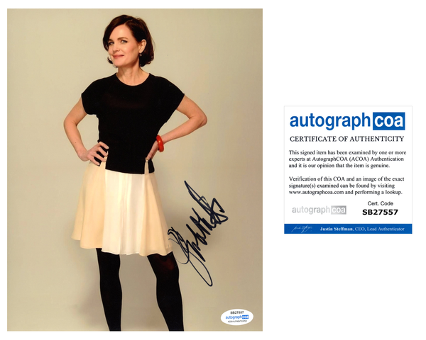 Elizabeth McGovern Sexy Signed Autograph 8x10 Photo ACOA