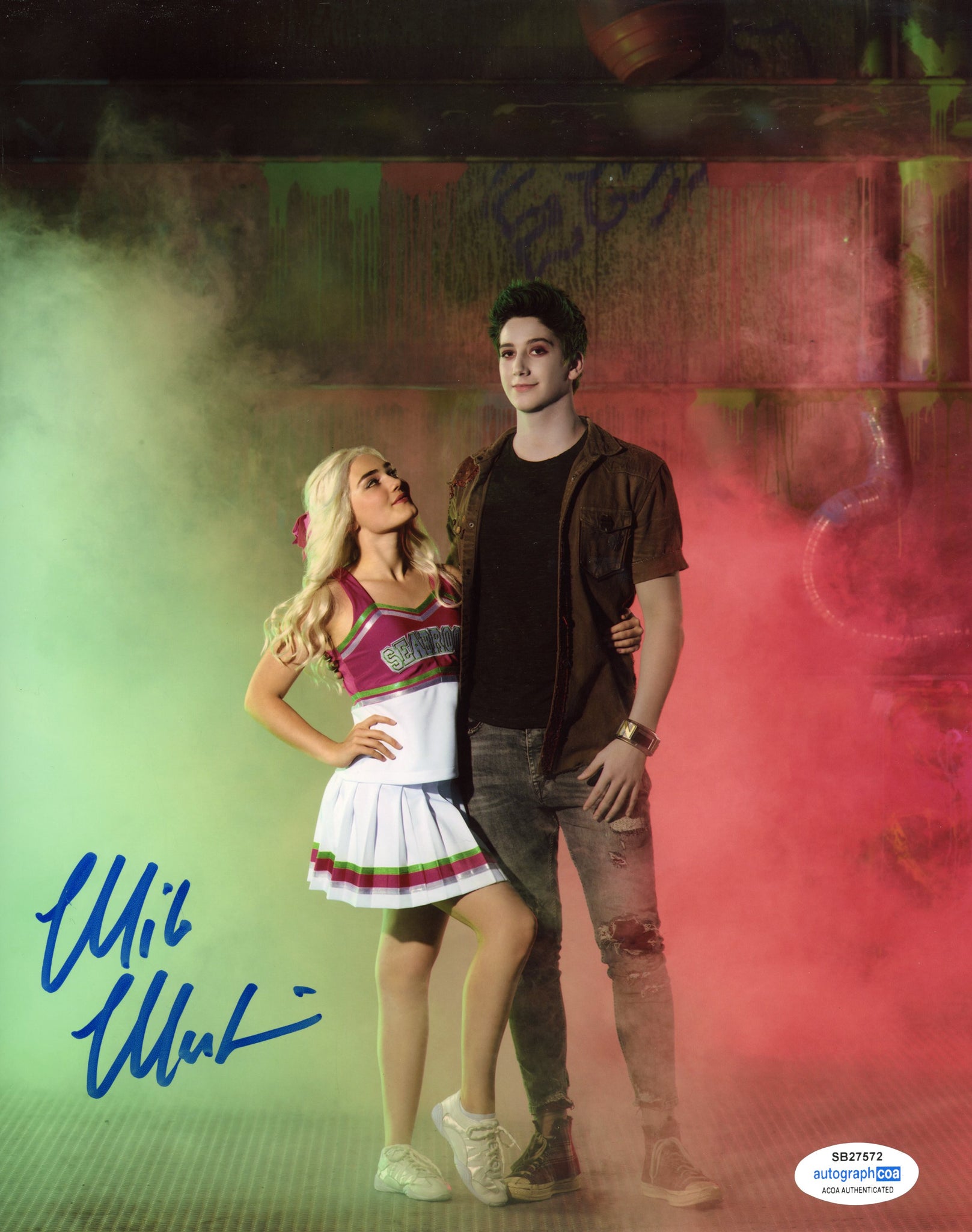 Milo Manheim Zombies Signed Autograph 8x10 Photo ACOA