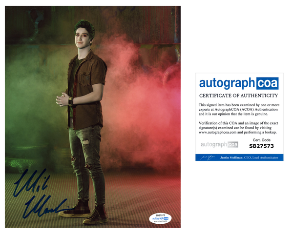 Milo Manheim Zombies Signed Autograph 8x10 Photo ACOA