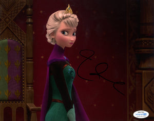 Idina Menzel Frozen Signed Autograph 8x10 Photo ACOA