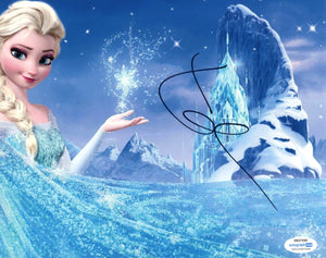 Idina Menzel Frozen Signed Autograph 8x10 Photo ACOA