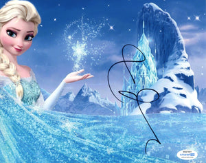 Idina Menzel Frozen Signed Autograph 8x10 Photo ACOA