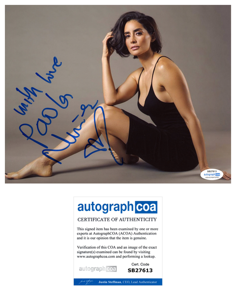 Paola Nunez Bad Boys The Purge Sexy Signed Autograph 8x10 Photo ACOA