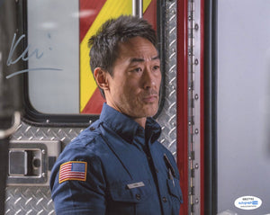 Kenneth Choi 9-1-1 Chimney Signed Autograph 8x10 Photo ACOA