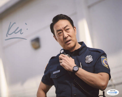 Kenneth Choi 9-1-1 Chimney Signed Autograph 8x10 Photo ACOA