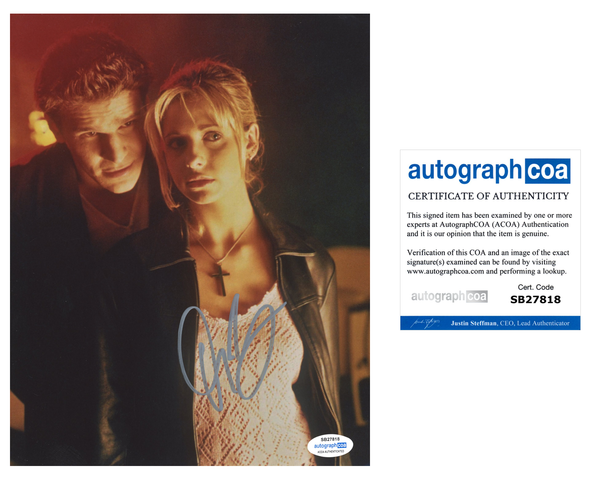 David Boreanaz Buffy Signed Autograph 8x10 Photo ACOA