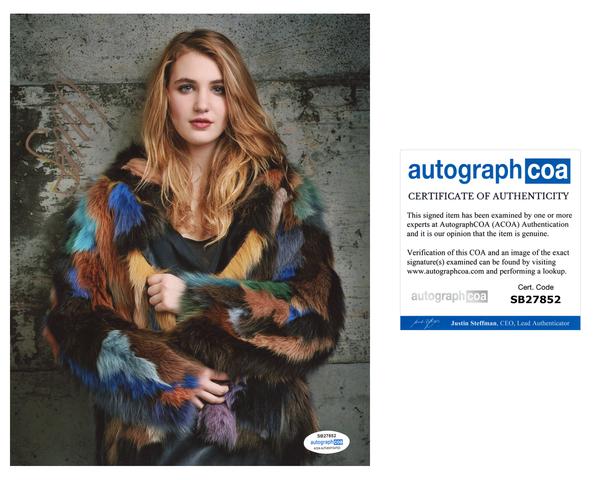 Sophie Nelisse Sexy Yellowjackets Signed Autograph 8x10 Photo ACOA