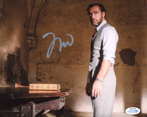 Jude Law Harry Potter Fantastic Beasts Signed Autograph 8x10 Photo ACOA