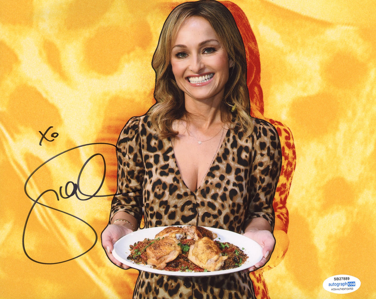 Giada de Laurentiis Chef Signed Autograph 8x10 Photo ACOA | Outlaw ...