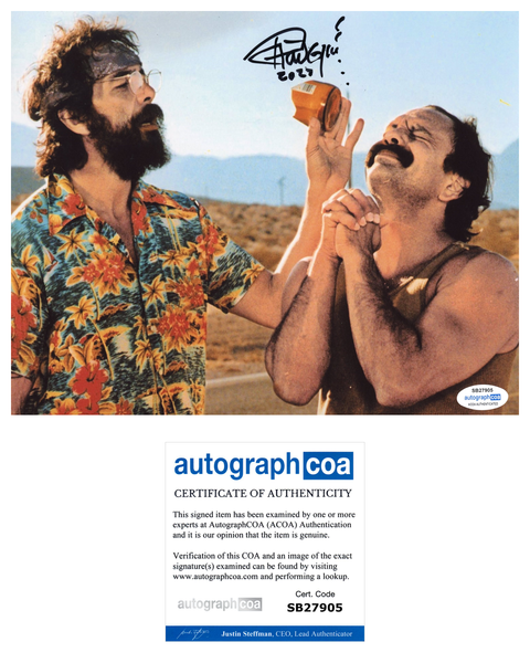 Tommy Chong Up in Smoke Signed Autograph 8x10 Photo ACOA