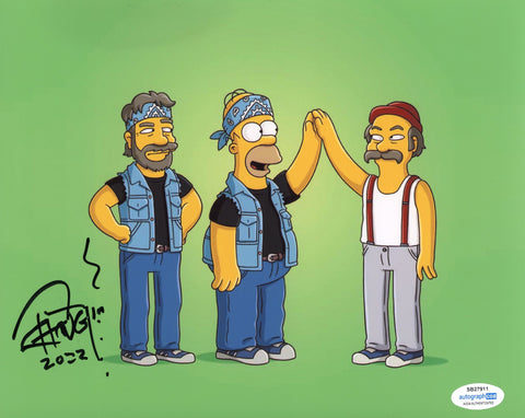 Tommy Chong Simpsons Signed Autograph 8x10 Photo ACOA