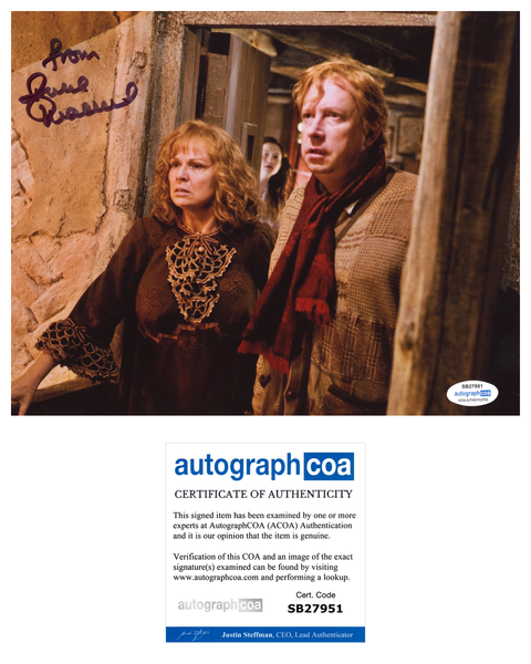 Julie Walters Harry Potter Signed Autograph 8x10 Photo ACOA