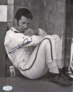 Mario Andretti Signed Autograph 8x10 Photo ACOA