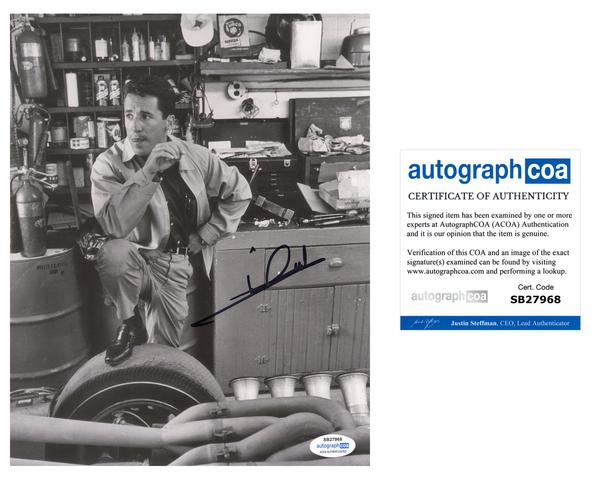 Mario Andretti Cars Signed Autograph 8x10 Photo ACOA