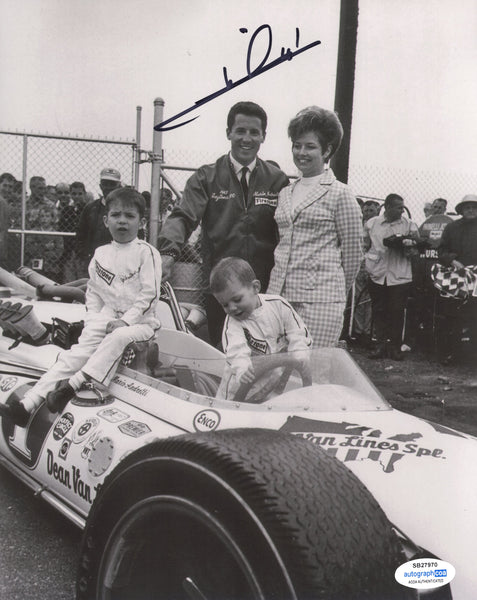 Mario Andretti Signed Autograph 8x10 Photo ACOA