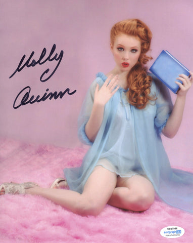Molly Quinn Sexy Signed Autograph 8x10 Photo ACOA