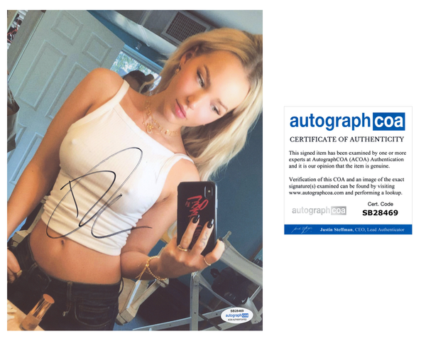 Dove Cameron Sexy Signed Autograph 8x10 Photo ACOA