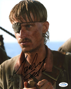 Mackenzie Crook Pirates of the Caribbean Signed Autograph 8x10 Photo ACOA