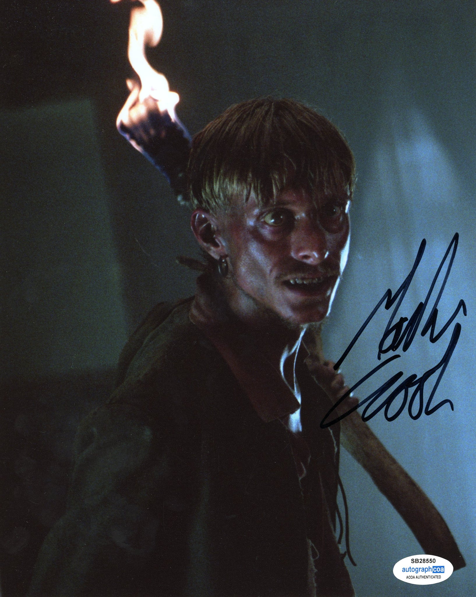 Mackenzie Crook Pirates of the Caribbean Signed Autograph 8x10 Photo ACOA