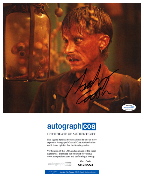 Mackenzie Crook Pirates of the Caribbean Signed Autograph 8x10 Photo ACOA