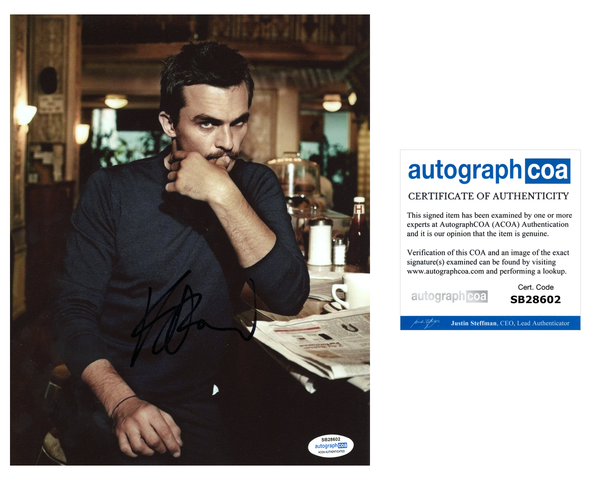 Rupert Friend Homeland Signed Autograph 8x10 Photo ACOA