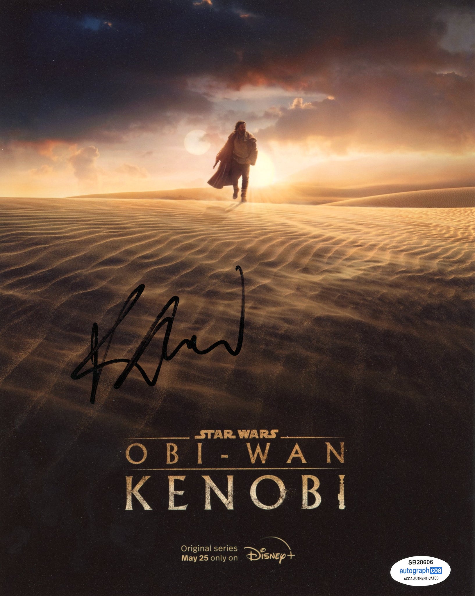 Rupert Friend Obi-Wan Kenobi Signed Autograph 8x10 Photo ACOA
