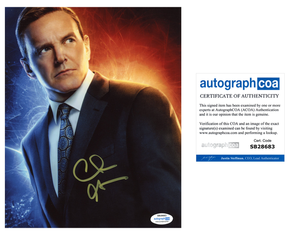 Clark Gregg Avengers Signed Autograph 8x10 Photo ACOA