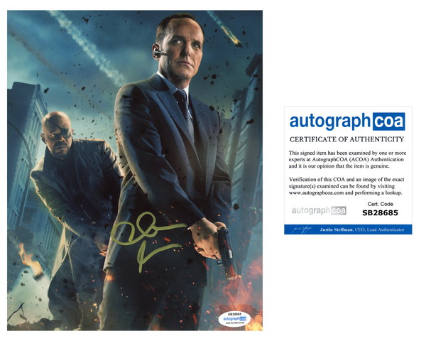 Clark Gregg Avengers Signed Autograph 8x10 Photo ACOA