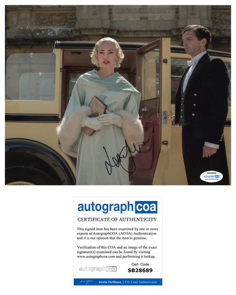 Laura Haddock Downton Abbey Signed Autograph 8x10 Photo ACOA50.00