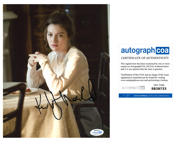 Kelly Macdonald Boardwalk Empire Signed Autograph 8x10 Photo ACOA