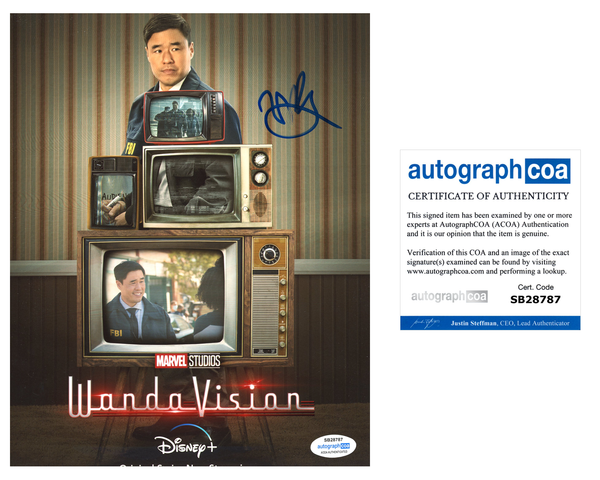 Randall Park Wandavision Signed Autograph 8x10 Photo ACOA