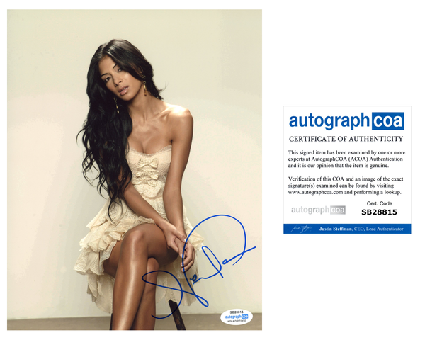 Nicole Scherzinger Sexy Signed Autograph 8x10 Photo ACOA