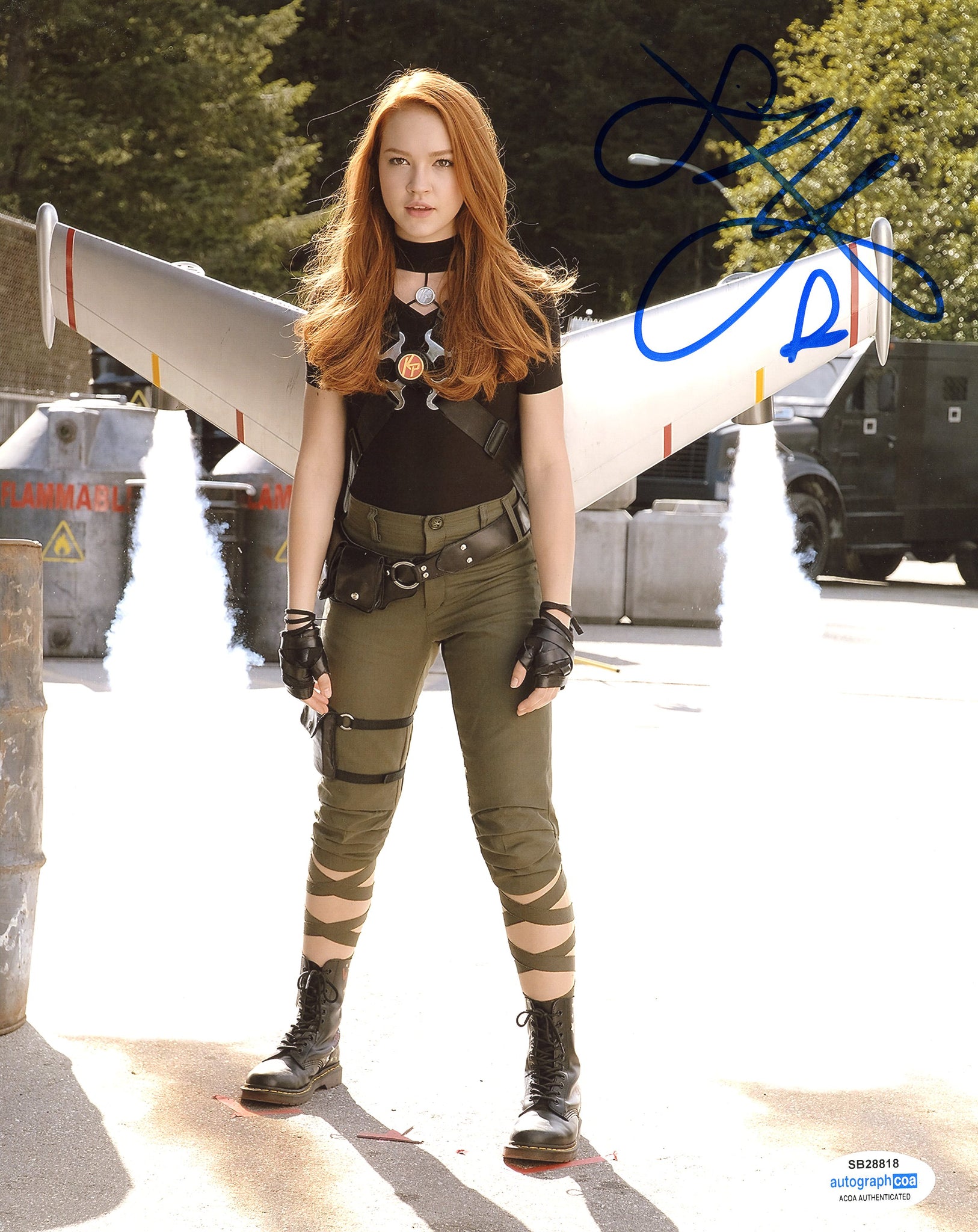 Sadie Stanley Kim Possible Signed Autograph 8x10 Photo ACOA