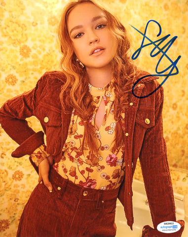 Sadie Stanley Sexy Signed Autograph 8x10 Photo ACOA
