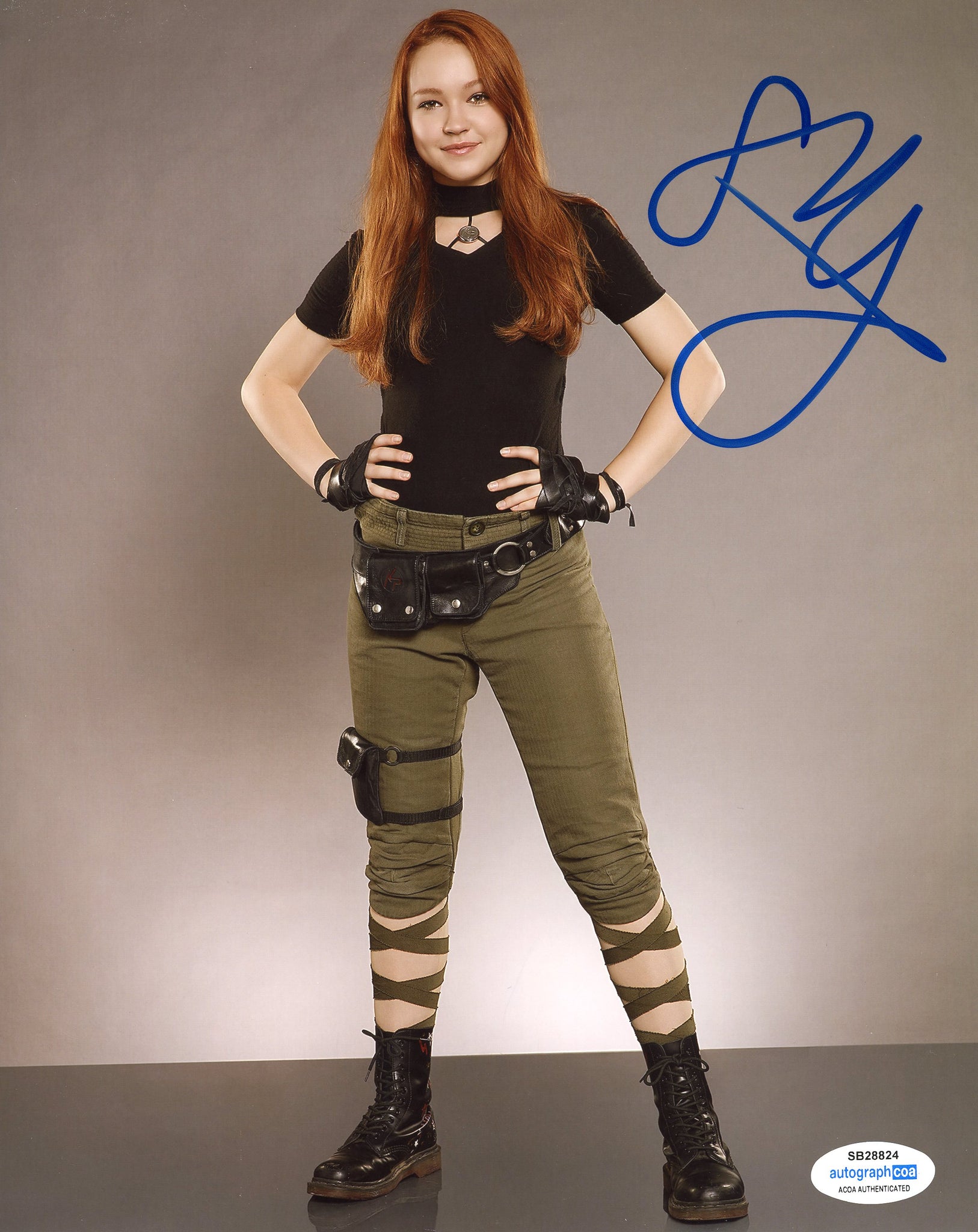 Sadie Stanley Kim Possible Signed Autograph 8x10 Photo ACOA