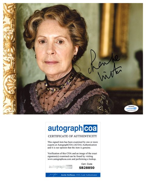 Penelope Wilton Downton Abbey Signed Autograph 8x10 Photo ACOA