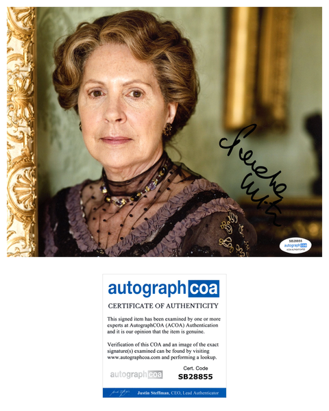 Penelope Wilton Downton Abbey Signed Autograph 8x10 Photo ACOA